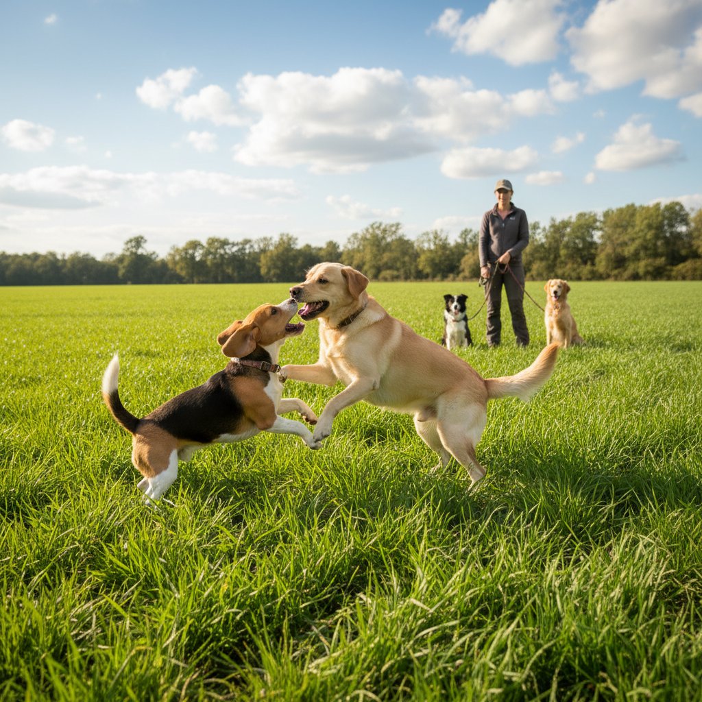 Reactive dog rehabilitation in Regent's Park